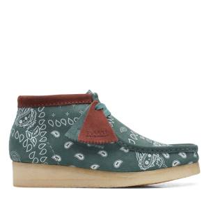 Botas Casuales Clarks Wallabee Mujer Verde | CLK124EWL