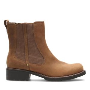 Botas Chelsea Clarks Orinoco Club Mujer Marrones | CLK257HVN