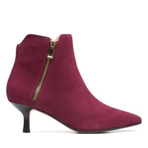 Botines Clarks Violet55 Zip Mujer Rosas | CLK754QOV