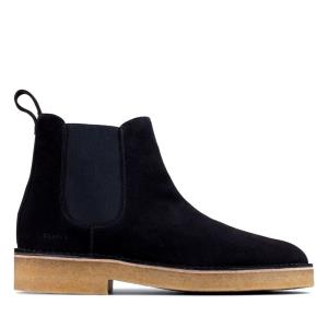 Originals Botas Clarks Desert Chelsea 2 Hombre Azul Marino | CLK764LTR