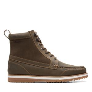 Originals Botas Clarks Durston Hi Hombre Verde Oliva Oscuro | CLK718JUD