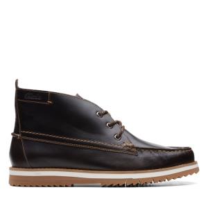 Originals Botas Clarks Durston Mid Hombre Marrones Oscuro | CLK706LET