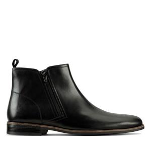 Originals Botas Clarks Stanford Zip Hombre Negras | CLK863HOL