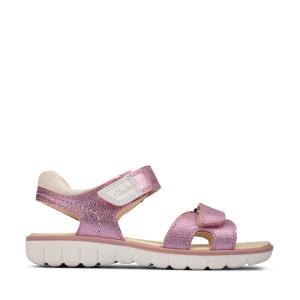 Sandalias Clarks Roam Surf Youth Niño Rosas Claro | CLK246OXT