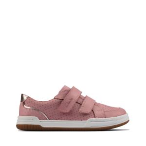 School Shoes Clarks Fawn Solo Kid Niño Rosas Claro | CLK758PIY