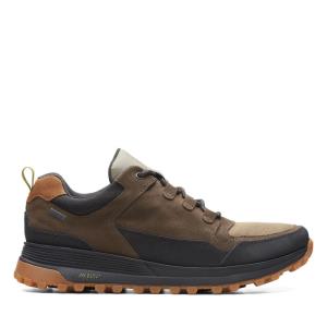 Zapatillas Clarks ATL Trek Lo GORE-TEX Hombre Verde Oliva Oscuro | CLK056QED