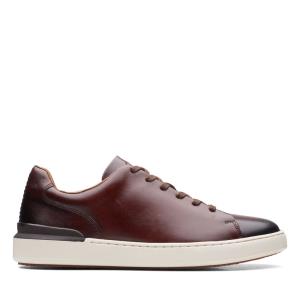 Zapatillas Clarks CourtLite Lace Hombre Marrones Oscuro | CLK158URN