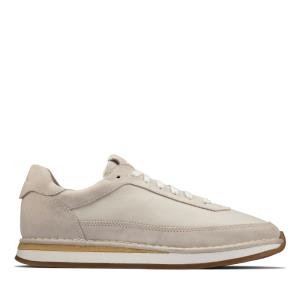 Zapatillas Clarks Craft Run Lace Hombre Blancas | CLK829JQC