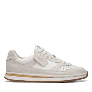 Zapatillas Clarks Craft Run Tor Hombre Blancas | CLK783GMF