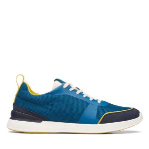 Zapatillas Clarks LT Lace Hombre Azules | CLK569ZHT