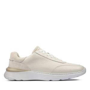 Zapatillas Clarks Sprint Lite Lace Hombre Blancas | CLK802UAS