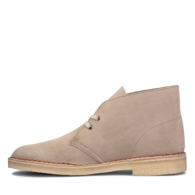 Desert Boots Clarks Desert Boot Classic Hombre Sand Suede | CLK934WJD