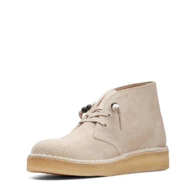 Desert Boots Clarks Desert Coal Classic Mujer Blancas | CLK968OAF