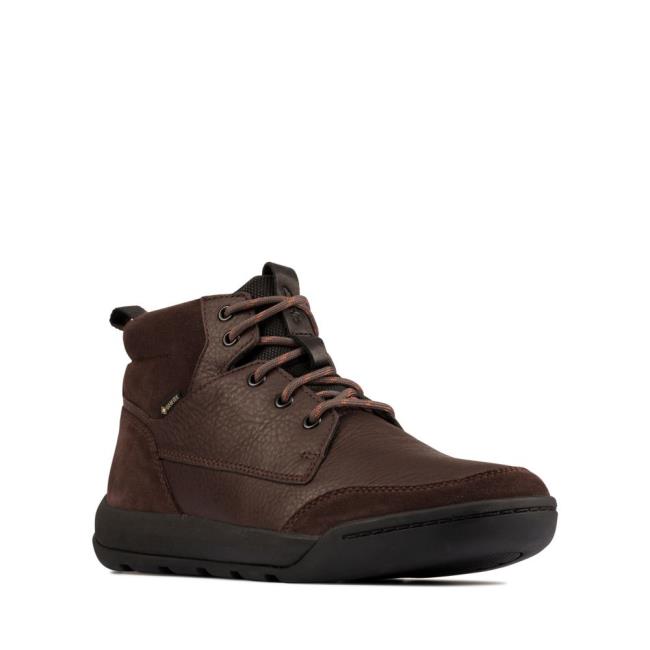 Originals Botas Clarks Ashcombe Hi GORE-TEX Hombre Marrones | CLK843KPX