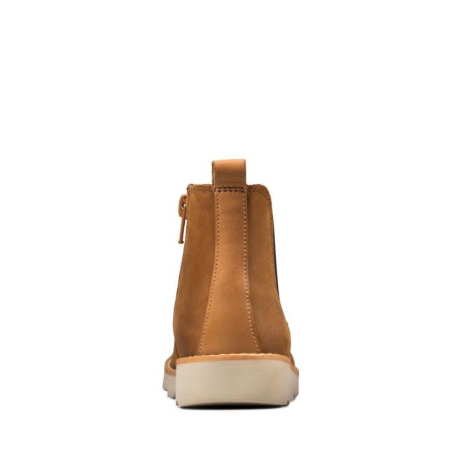 Originals Botas Clarks Crown Halo Kid Niño Marrones | CLK803HKY