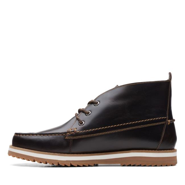 Originals Botas Clarks Durston Mid Hombre Marrones Oscuro | CLK706LET