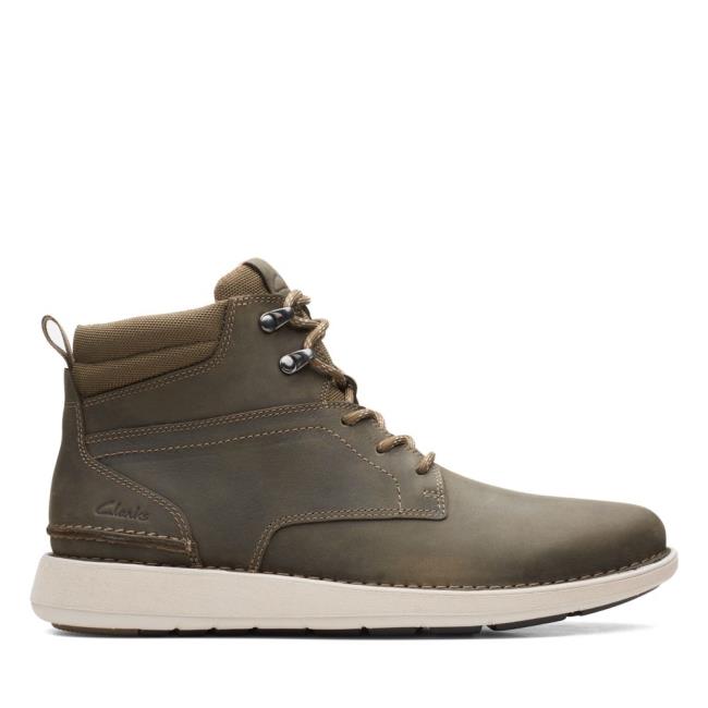 Originals Botas Clarks Larvik Mid Hombre Verde Oliva | CLK391UDN