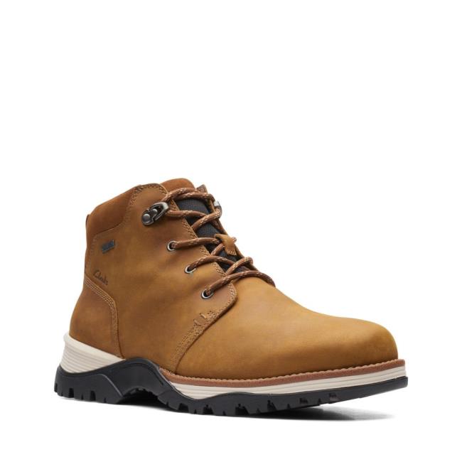 Originals Botas Clarks Topton Mid GTX Hombre Marrones | CLK685KXJ