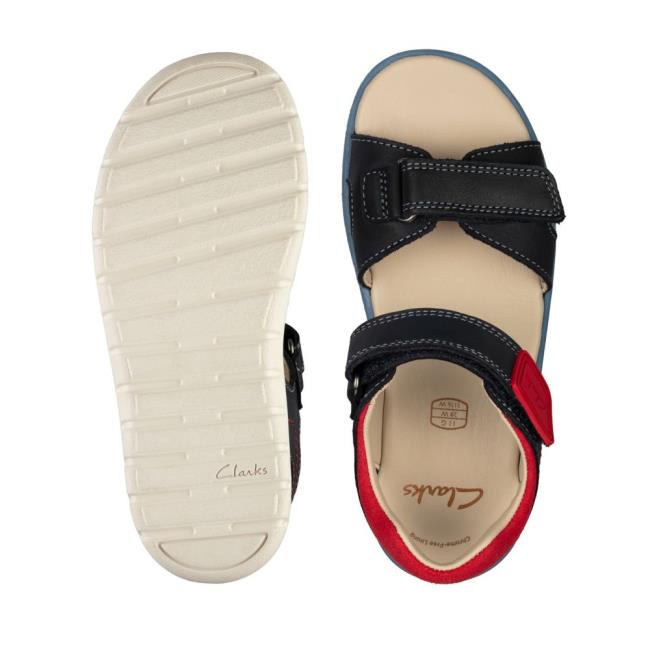 Sandalias Clarks Roam Surf Youth Niño Azul Marino | CLK162KTB