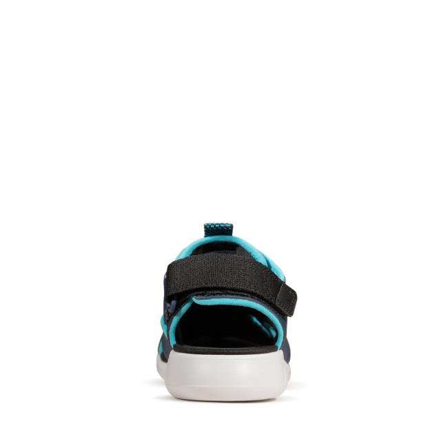 Sandalias Clarks Scape Surf Kid Niño Azul Marino | CLK231MZA