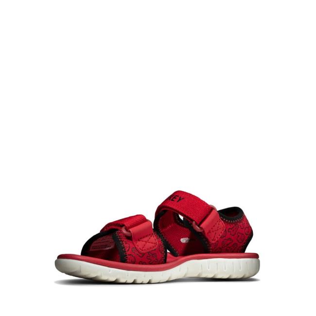 Sandalias Clarks Surfing Glove Kid Niño Rojas | CLK459VJS