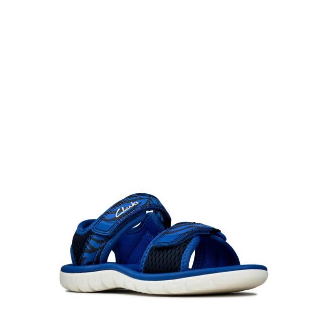 Sandalias Clarks Surfing Tide Kid Niño Azul Marino | CLK371NTE