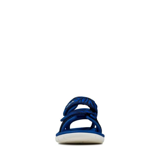 Sandalias Clarks Surfing Tide Kid Niño Azul Marino | CLK371NTE