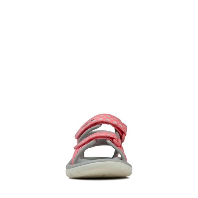 Sandalias Clarks Surfing Tide Kid Niño Rosas | CLK216TPE