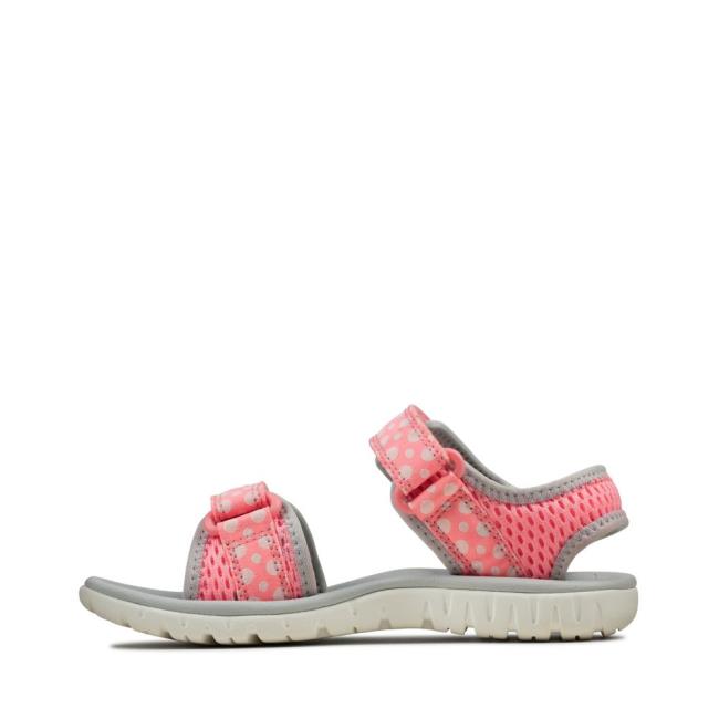 Sandalias Clarks Surfing Tide Kid Niño Rosas | CLK216TPE