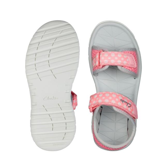 Sandalias Clarks Surfing Tide Kid Niño Rosas | CLK216TPE