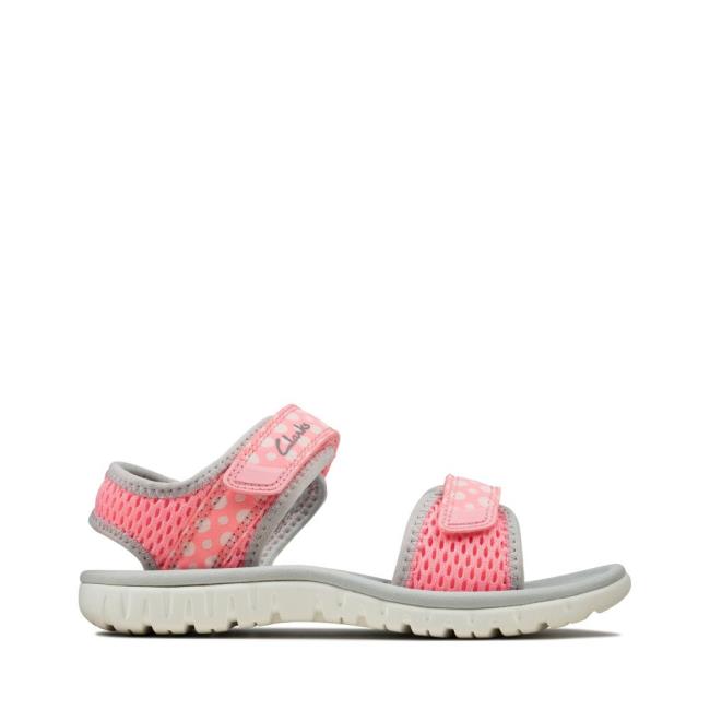 Sandalias Clarks Surfing Tide Kid Niño Rosas | CLK216TPE