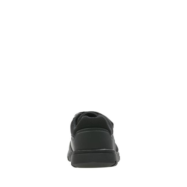 School Shoes Clarks Blake Street Niño Negras | CLK365YIN