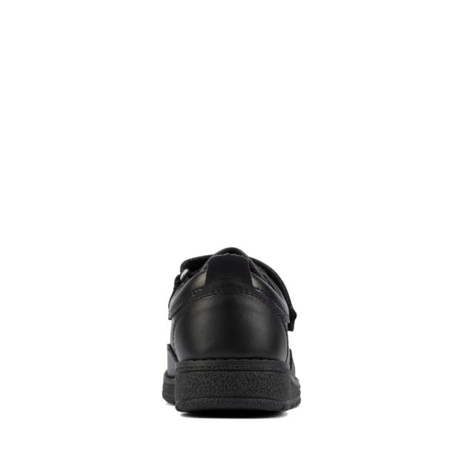 School Shoes Clarks Mendip Tor Kid Niño Negras | CLK546SDH