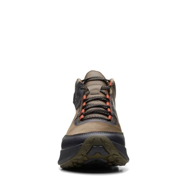 Zapatillas Clarks ATL Trail Up Waterproof Hombre Verde Oliva Oscuro | CLK163UJP