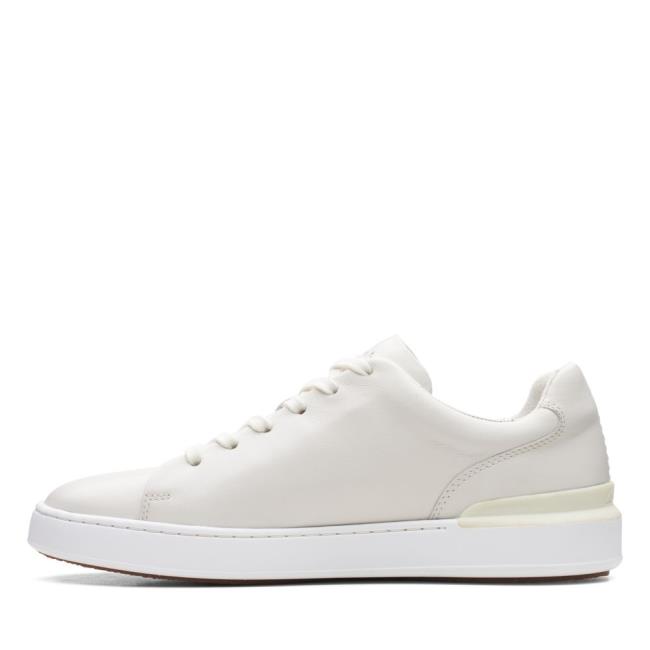 Zapatillas Clarks CourtLite Lace Hombre Blancas | CLK106OJU