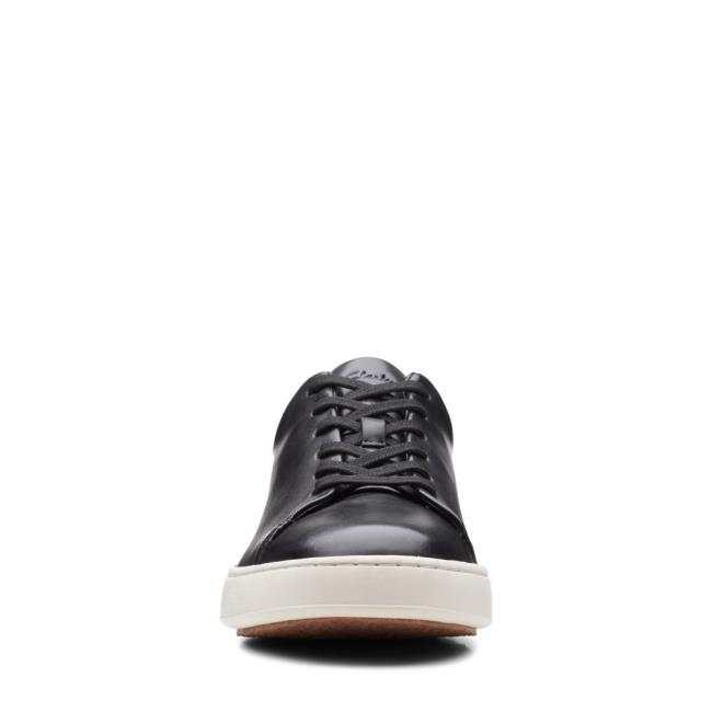 Zapatillas Clarks CourtLite Lace Hombre Negras | CLK391WGP