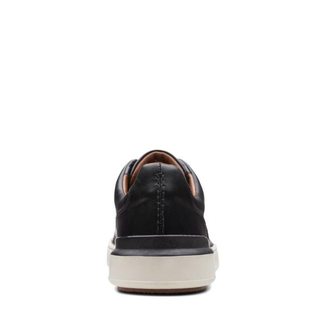 Zapatillas Clarks CourtLite Lace Hombre Negras | CLK391WGP