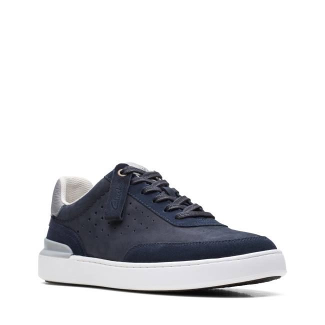 Zapatillas Clarks Court Lite Tie Hombre Azul Marino | CLK536UVG