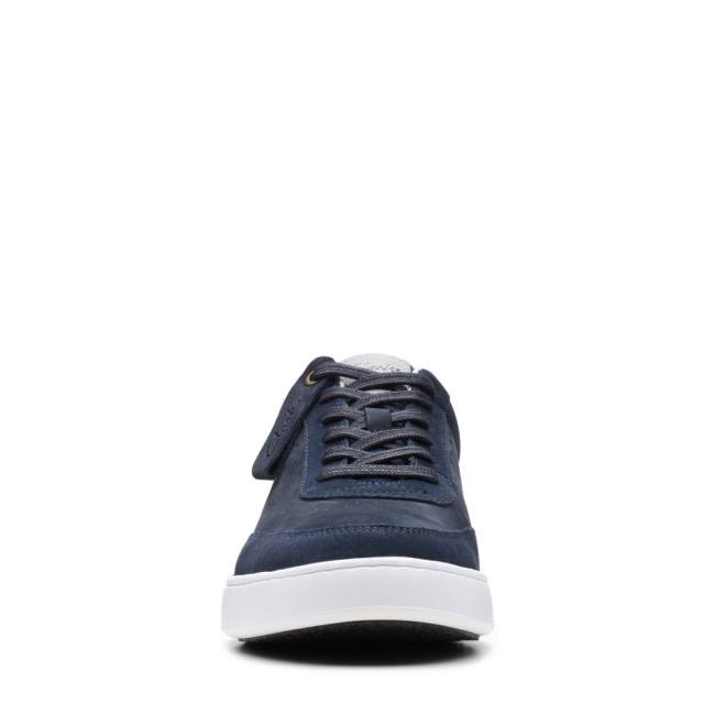 Zapatillas Clarks Court Lite Tie Hombre Azul Marino | CLK536UVG