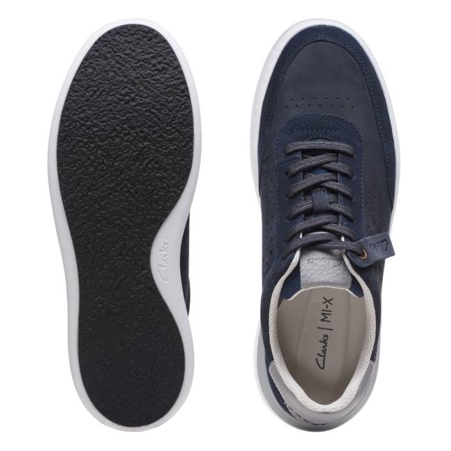 Zapatillas Clarks Court Lite Tie Hombre Azul Marino | CLK536UVG