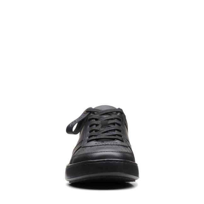 Zapatillas Clarks Court Lite Tie Hombre Negras | CLK780FEU