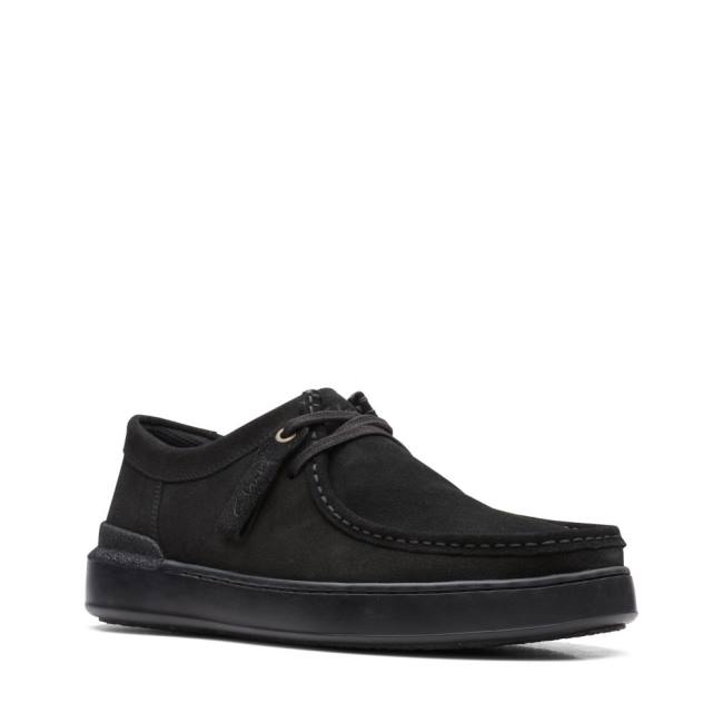 Zapatillas Clarks Court Lite Wally Hombre Negras | CLK793HYW