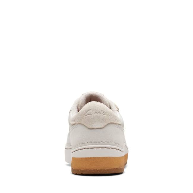 Zapatillas Clarks Craft Court Lace Hombre Blancas | CLK609LFW