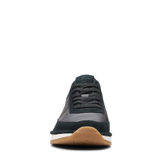 Zapatillas Clarks Craft Run Lace Hombre Negras | CLK768WTK