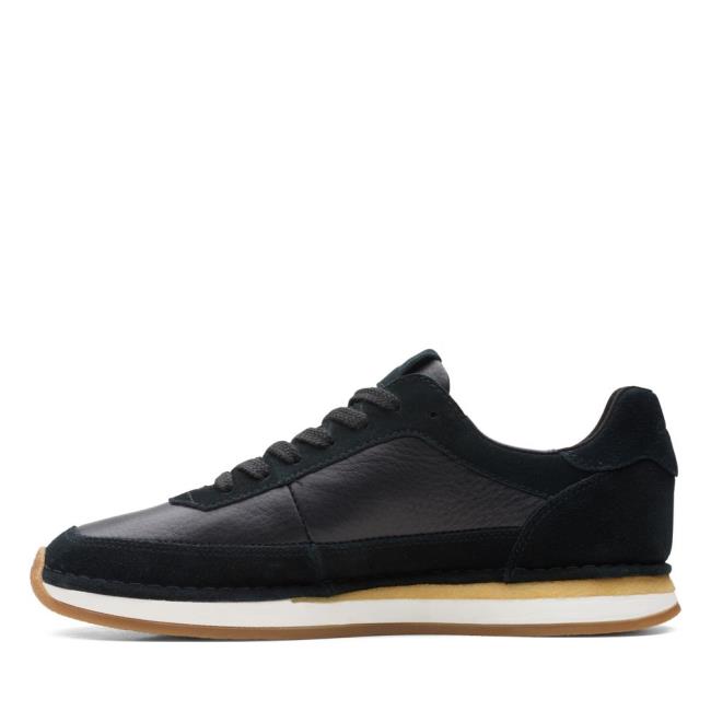 Zapatillas Clarks Craft Run Lace Hombre Negras | CLK768WTK