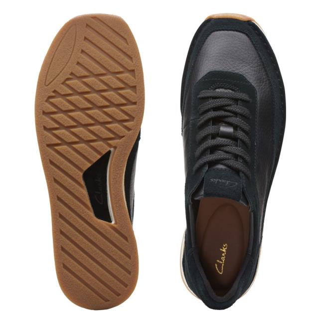 Zapatillas Clarks Craft Run Lace Hombre Negras | CLK768WTK