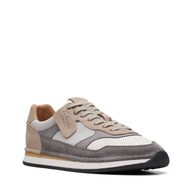 Zapatillas Clarks Craft Run Tor Hombre Gris | CLK863HCY