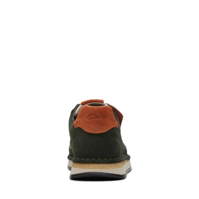 Zapatillas Clarks Craft Run Tor Hombre Verde Oliva | CLK310MHB