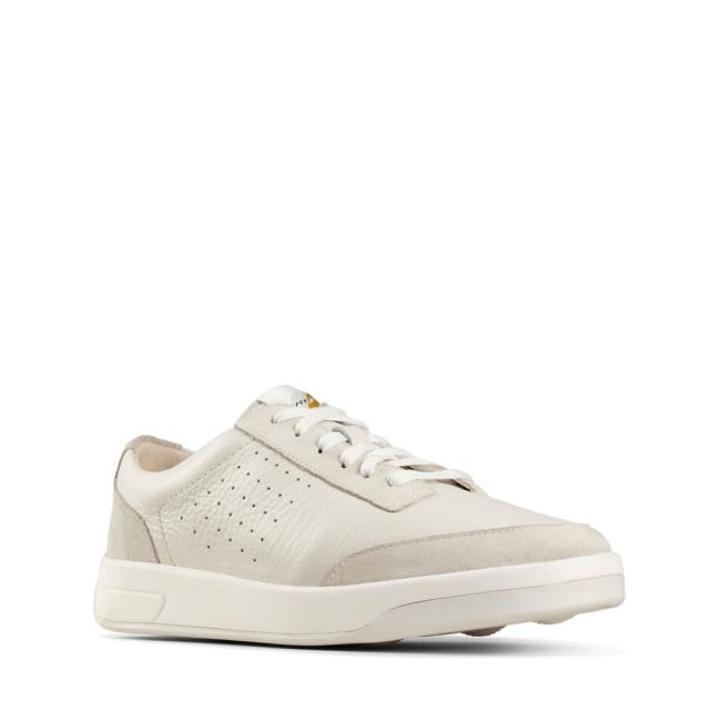 Zapatillas Clarks Hero Air Lace Hombre Blancas | CLK706ZHG