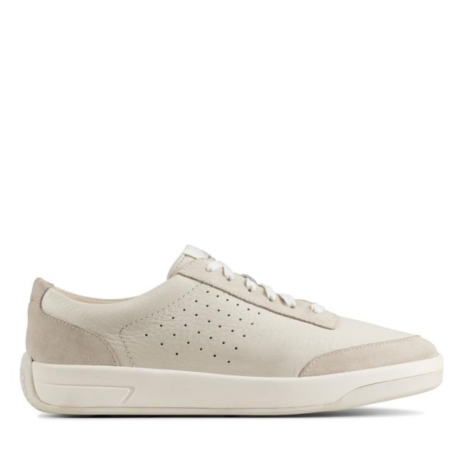 Zapatillas Clarks Hero Air Lace Hombre Blancas | CLK706ZHG